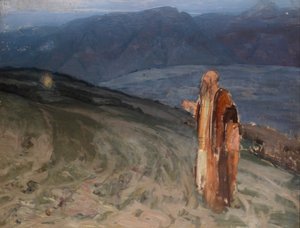 Studie for Moses og den brennende busken.
