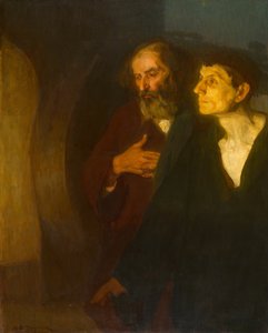 De to disiplene ved graven, ca. 1906. av Henry Ossawa Tanner