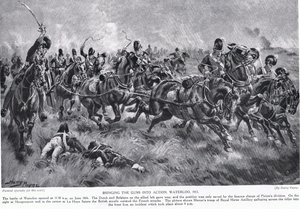 Bringer våpnene i aksjon, Waterloo, illustrasjon fra 