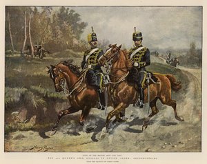 Den 4. (dronningens egen) husarer i revisjonsorden, rekognosering av Henry Payne