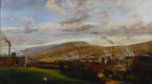 Sør-Wales industrilandskap, ca. 1825