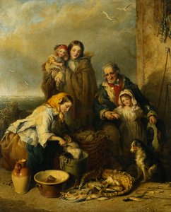 Fiskerens familie, 1861