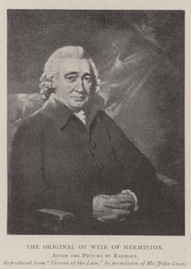 Originalen til Weir of Hermiston av Henry Raeburn
