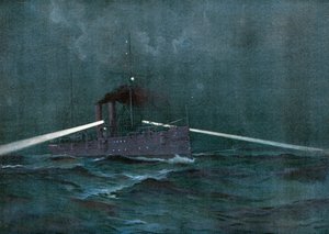 Håndhevelsen av nøytralitetslovene med Spania, Cruiser Montgomery og pistolbåten Annapolis patruljerer cubanske farvann på jakt etter en filibustering Schooner