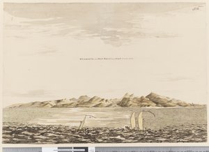 Side 16 Otaheite, når Point Venus bærer S.W. ved W. 5 miles unna, 1768-75 (wc)