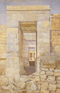Østinngang, Tiberius rom, Isis tempel, Philae, 1905.