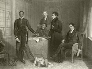 Jan Tzatzoe, Andries Stoffles, Rev Dr Philip og Rev Mess Read, Senior og Junior