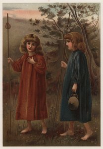 The Golden Shore (farge litho) av Henry Ryland