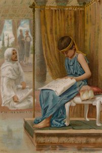 Den unge kongen Josiah (chromolitho)