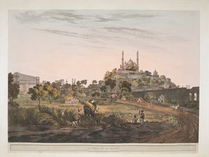Utsikt i Lucknow, India 1809