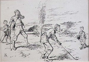 The Absent Minded Golfer, illustrasjon fra 