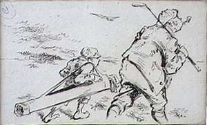 The Bumbling Golfer, illustrasjon fra 