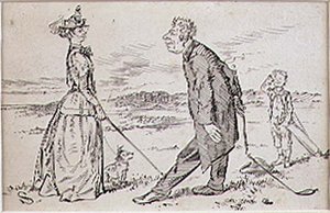 The Courteous Golfer, illustrasjon til 
