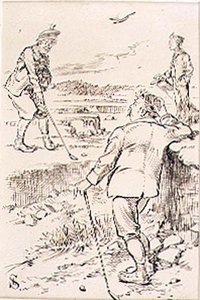 The Winning Golfer, illustrasjon fra 