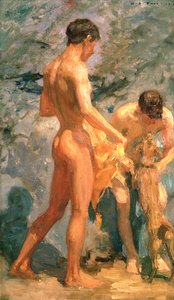 Gutter som bader, 1912