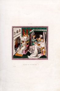Fødsel av St Edmund, 1433, 1843. av Henry Shaw