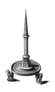 Bronselysestake, sent på 1200-tallet - begynnelsen av 1300-tallet, 1843.