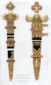 Dolk og sverd, tidlig på 1500-tallet, 1843.