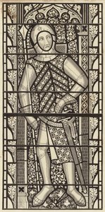 Gilbert de Clare, jarl av Clare, fra Tewkesbury Abbey Church, ca 1340 av Henry Shaw