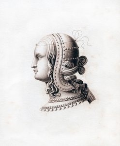 Hodeplagg, tidlig på 1500-tallet, 1843. av Henry Shaw