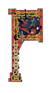 Startbokstav F, 1100-tallet, 1843. av Henry Shaw