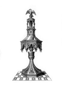 Talerstol, c1400-tallet, 1843. av Henry Shaw