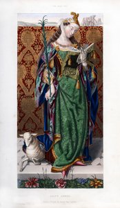 Saint Agnes, c1520, 1843. av Henry Shaw