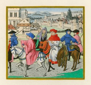 Canterbury Pilgrimage, sent på 1400-tallet av Henry Shaw