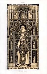 Kanonen til Poitiers, c1350, 1843. av Henry Shaw