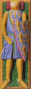 William Longespee, 1. jarl av Salisbury (d.1226) etter et manuskript fra midten av 1200-tallet i Cambridge University Library av Henry Shaw