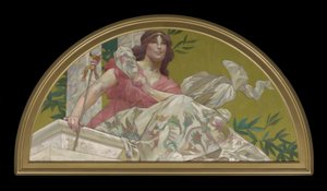 Muse of Comedy, 1893 av Henry Siddons Mowbray