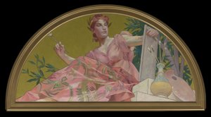 Muse for maleri, 1893