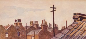 Tak fra Rounton Road, ca. 1930 av Henry Silk