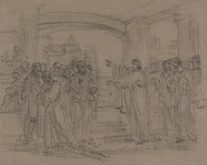 Kristus i templet av Henry Singleton