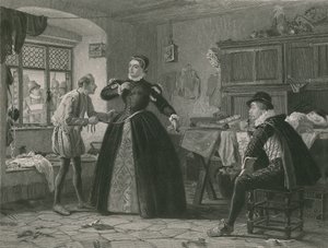 Damens skredder, kong Henrik IV, andre del av Henry Stacey Marks