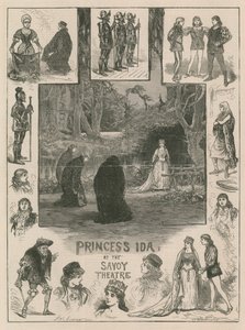 Prinsesse Ida ved Savoy Theatre (gravering) av Henry Stephen (b.1861 fl.1880 1925) Ludlow