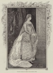 Prinsesse Victoria av Hessen i sin brudekjole av Henry Stephen Ludlow