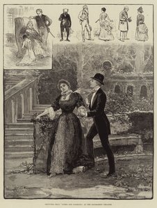 Skisser fra Lords and Commons, på Haymarket Theatre av Henry Stephen Ludlow