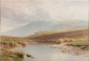 Fjelllandskap, sent på 1800-tallet