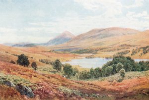 Tomdoun, Glen Garry, Inverness-Shire (fargelitografi) av Henry Sutton Palmer