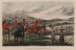Illustrasjon for Jorrocks Jaunts and Jollities (farge litho) av Henry Thomas (after) Alken
