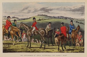 Illustrasjon for Jorrocks Jaunts and Jollities (farge litho) av Henry Thomas (after) Alken