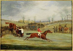 En hindring, en annen hekk av Henry Thomas Alken