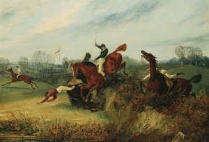 En hendelse i Lucas vintermøte av Henry Thomas Alken