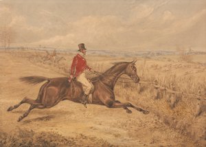 Lader et oksegjerde av Henry Thomas Alken