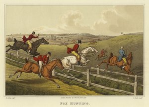Revejakt (chromolitho) av Henry Thomas Alken