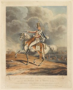 ?Generalløytnant The Marquis of Anglesea, GCB?, Slaget ved Waterloo, 1815 av Henry Thomas Alken