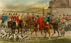Mr. Jorrocks introduserer Yorkshireman til Surrey, 1838 av Henry Thomas Alken
