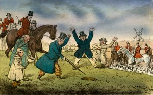 Gamle Tom, veteranharen og hans opplevelser, 1838 av Henry Thomas Alken