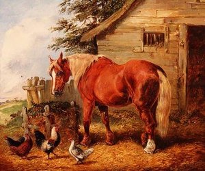 Utenfor stallen av Henry Thomas Alken
